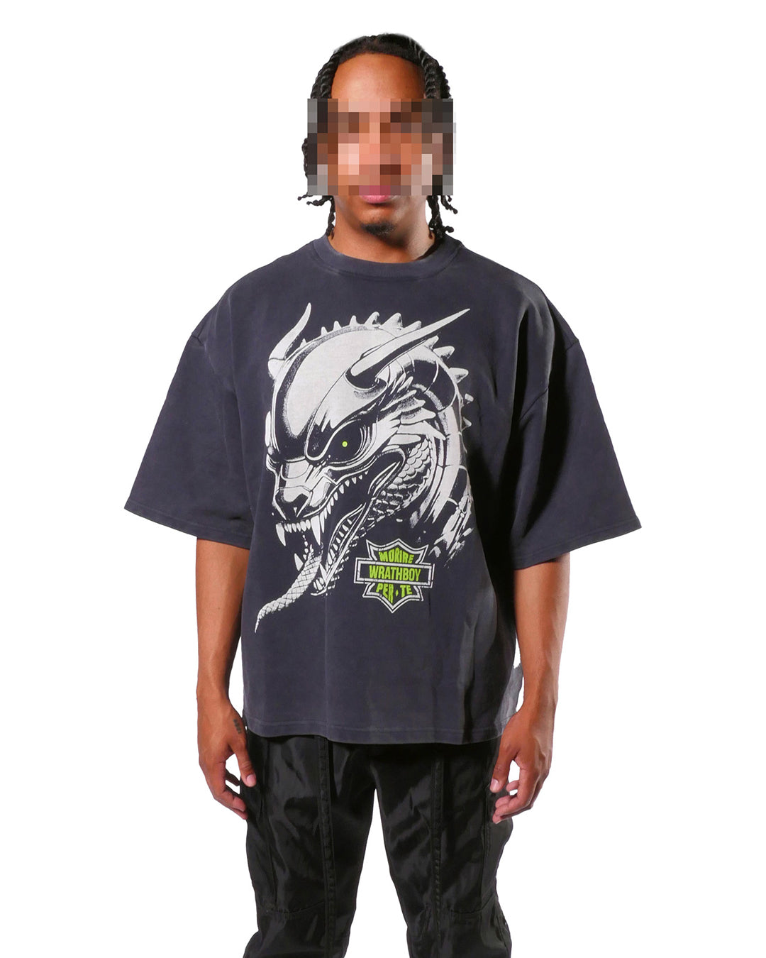 French terry dragon t-shirt