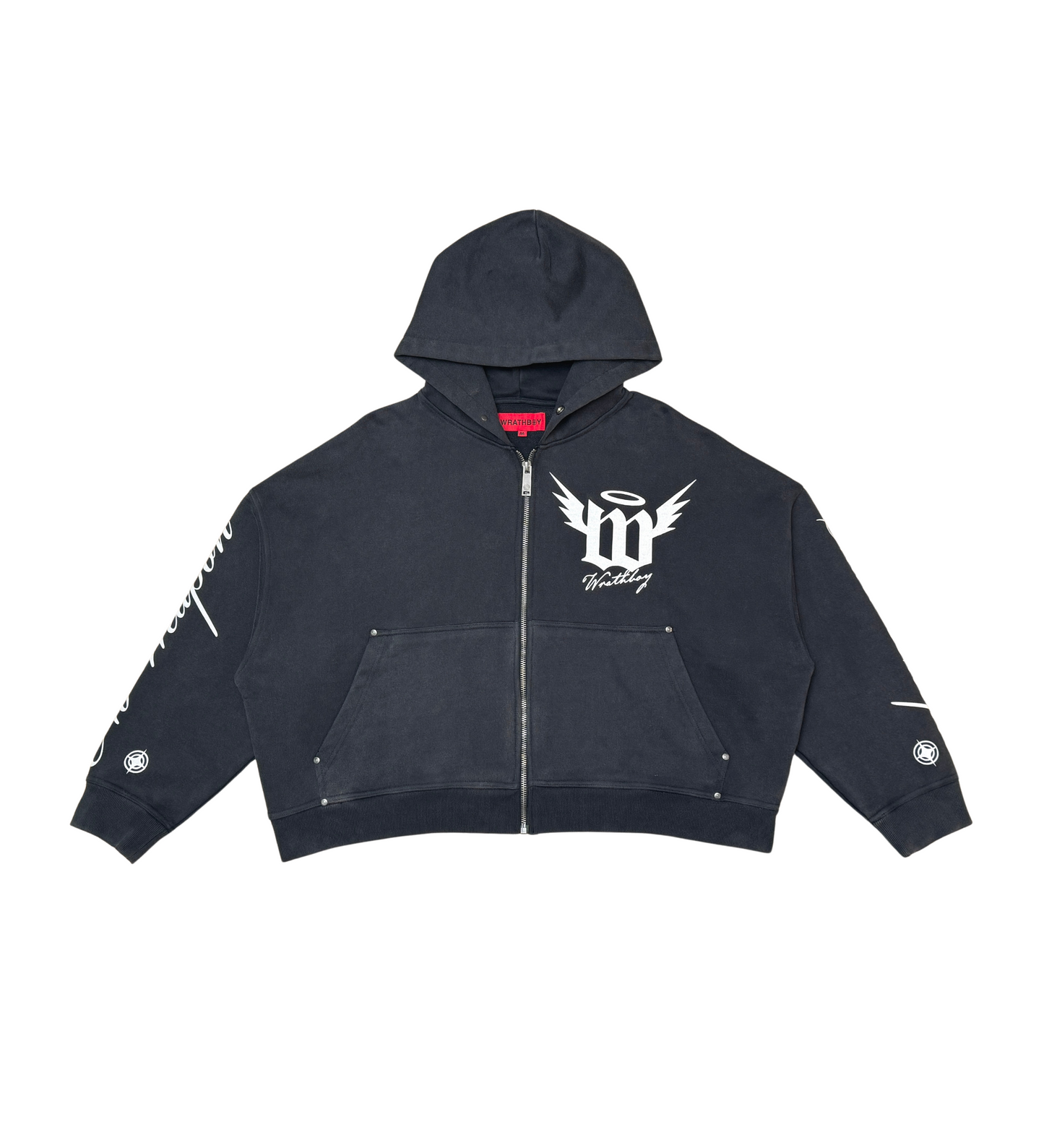 Child Of God Zip Cropped Hoodie