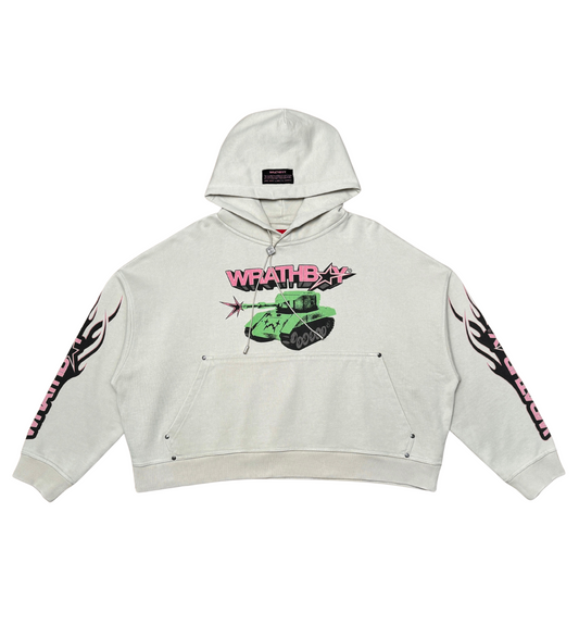 World At War Cropped Hoodie